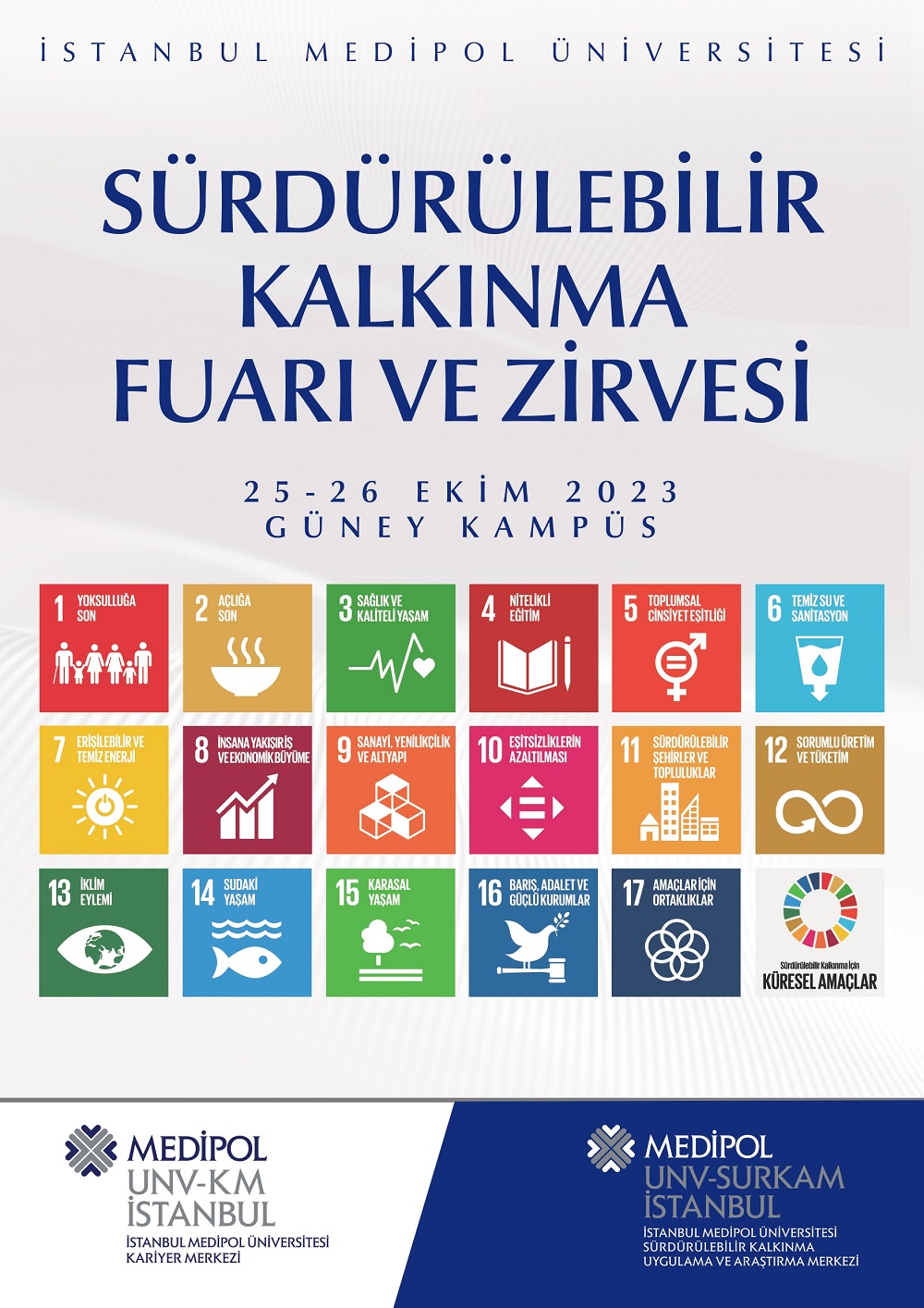İstanbul Medipol Üniversitesi Sürdürülebilir Kalkınma Fuarı ve Zirvesi Afişi.jpg