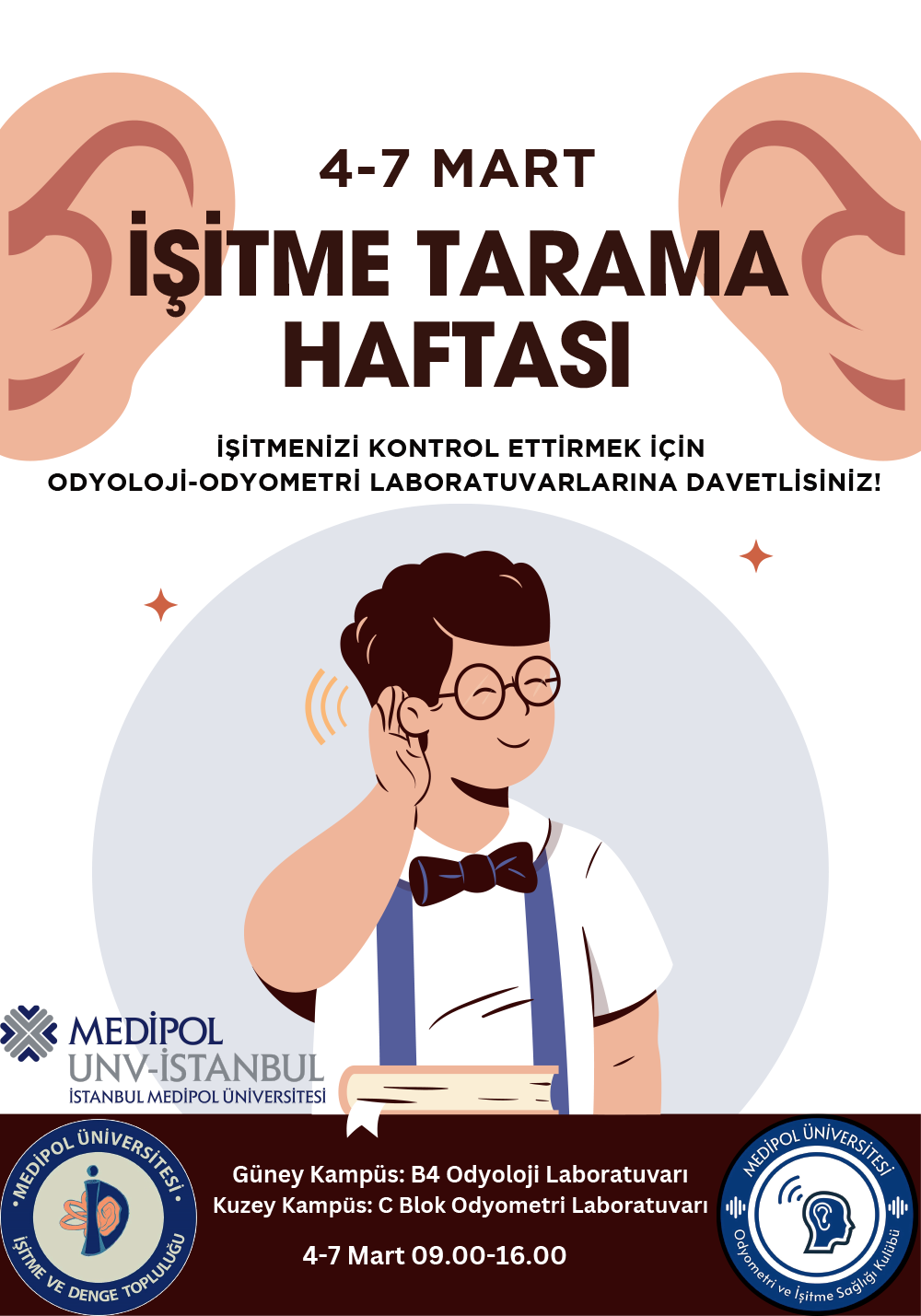 işitme tarama haftası afişi