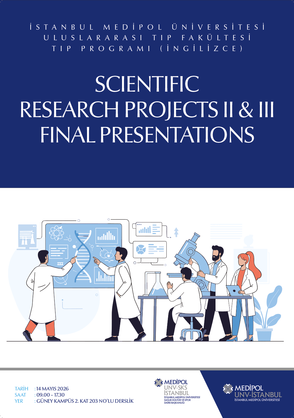 Scientific Research Projects II & III Final Presentations